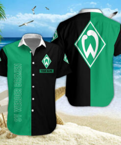Hawaiihemd Werder Bremen – Herren Sommerhemd V3
