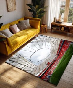 Alternative view of Spielfeld der BayArena Teppich 10