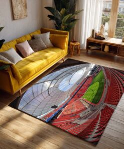 Alternative view of Spielfeld der BayArena Teppich 5