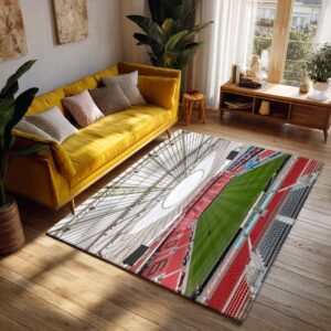 Alternative view of Spielfeld der BayArena Teppich 7