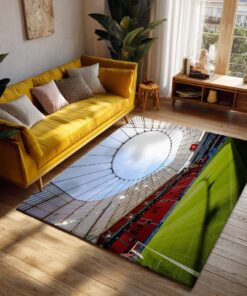 Alternative view of Spielfeld der BayArena Teppich 8