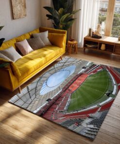 Alternative view of Spielfeld der BayArena Teppich 9