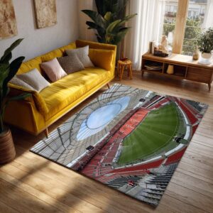 Alternative view of Spielfeld der BayArena Teppich 9