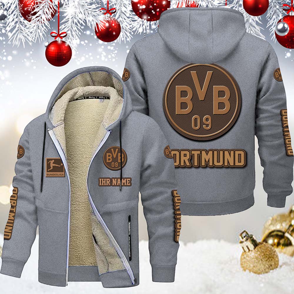 Borussia Dortmund Gefütterte Kapuzenjacke – Bild 5