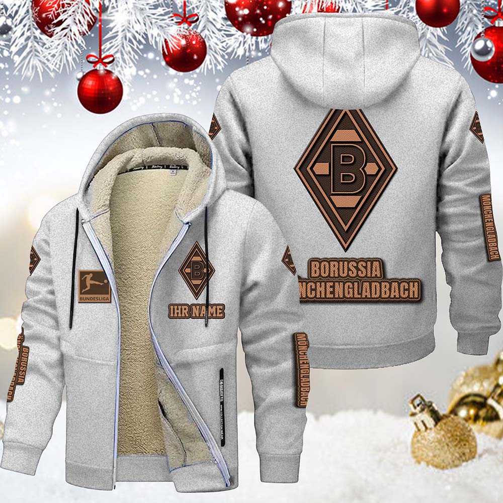 Borussia Mönchengladbach Gefütterte Kapuzenjacke