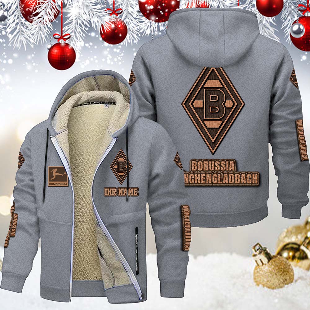 Borussia Mönchengladbach Gefütterte Kapuzenjacke – Bild 5