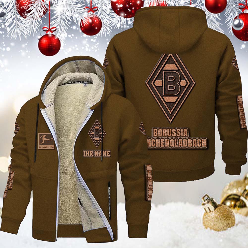 Borussia Mönchengladbach Gefütterte Kapuzenjacke – Bild 7