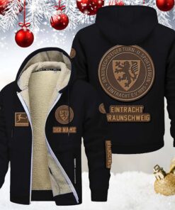 Alternative view of Eintracht Braunschweig Gefütterte Kapuzenjacke