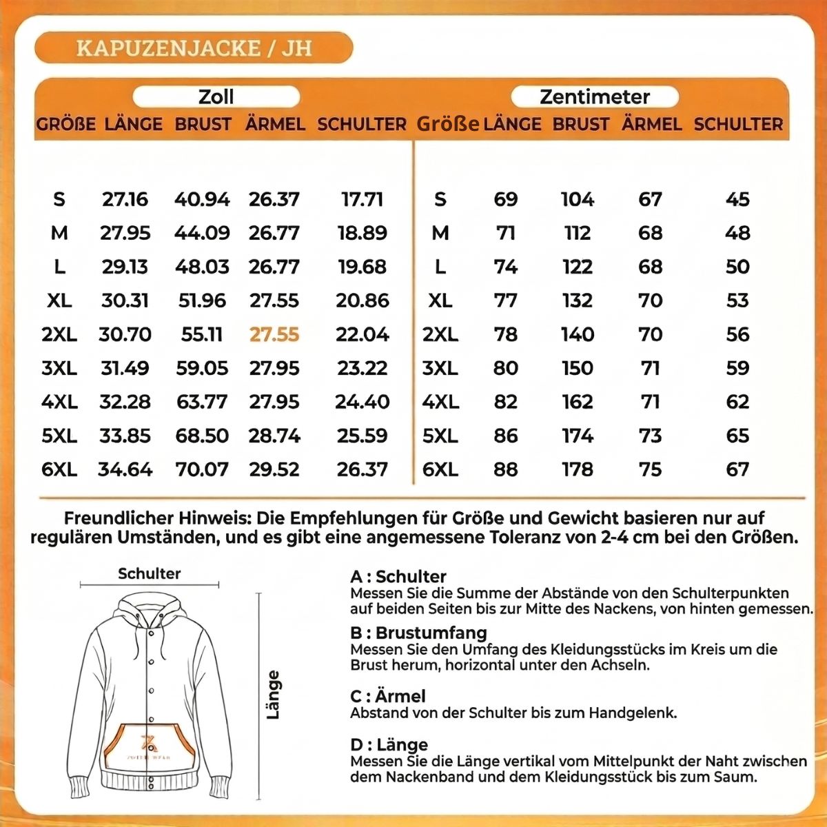 1. FC Heidenheim 1846 Hoodie Jacke – Bild 2