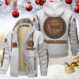 Hertha Berlin Gefütterte Kapuzenjacke