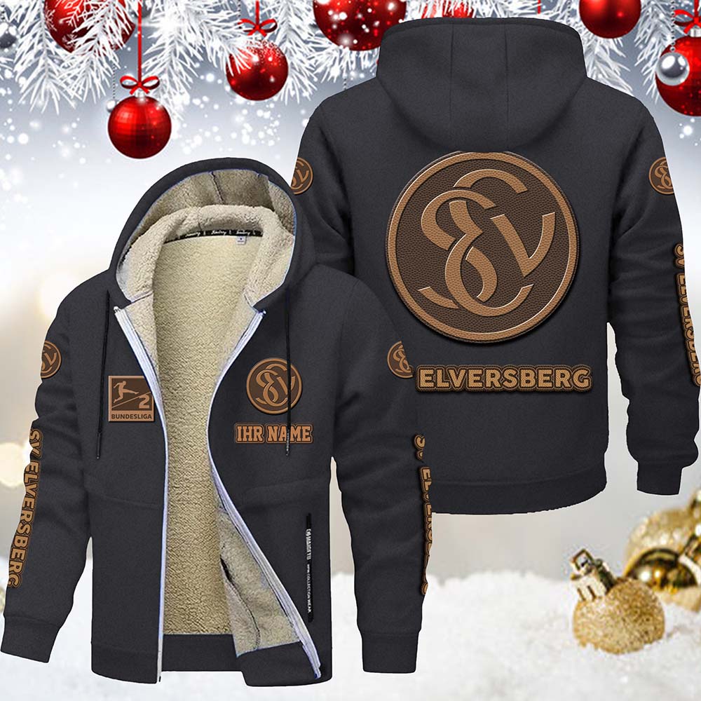 SV 07 Elversberg Gefütterte Kapuzenjacke – Bild 6