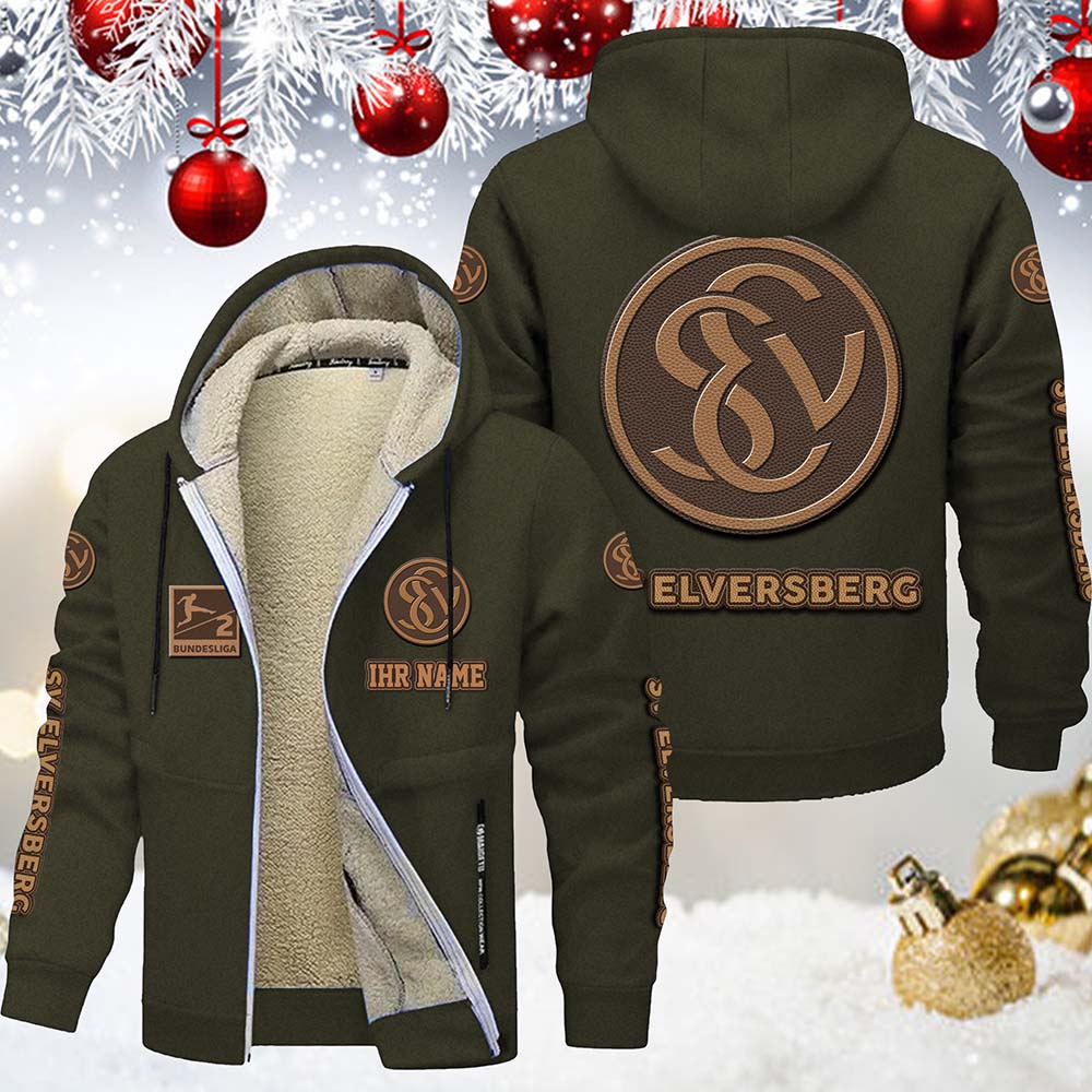SV 07 Elversberg Gefütterte Kapuzenjacke – Bild 9