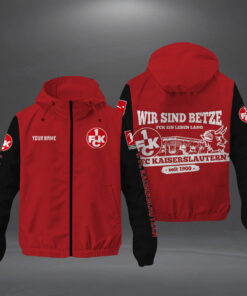 1. FC Kaiserslautern Windjacke Wir sind betze FCK black sleeves | Windbreaker