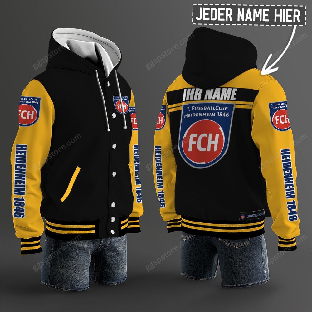 1. FC Heidenheim 1846 Hoodie Jacke – Bild 5