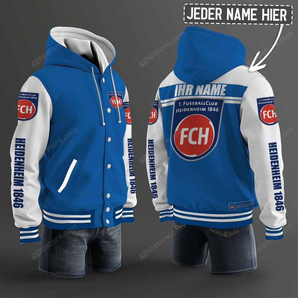 1. FC Heidenheim 1846 Hoodie Jacke – Bild 6