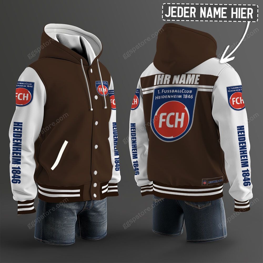 1. FC Heidenheim 1846 Hoodie Jacke – Bild 9