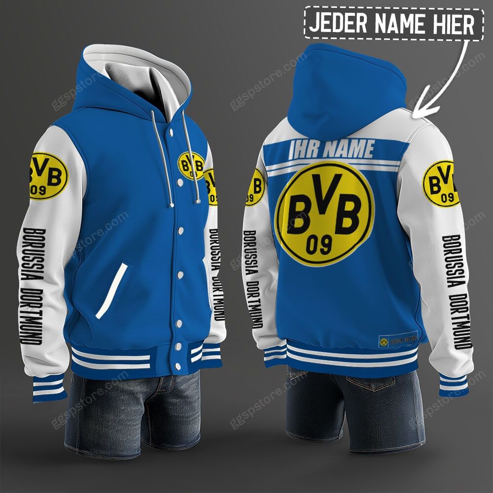 Borussia Dortmund Hoodie Jacke – Bild 5