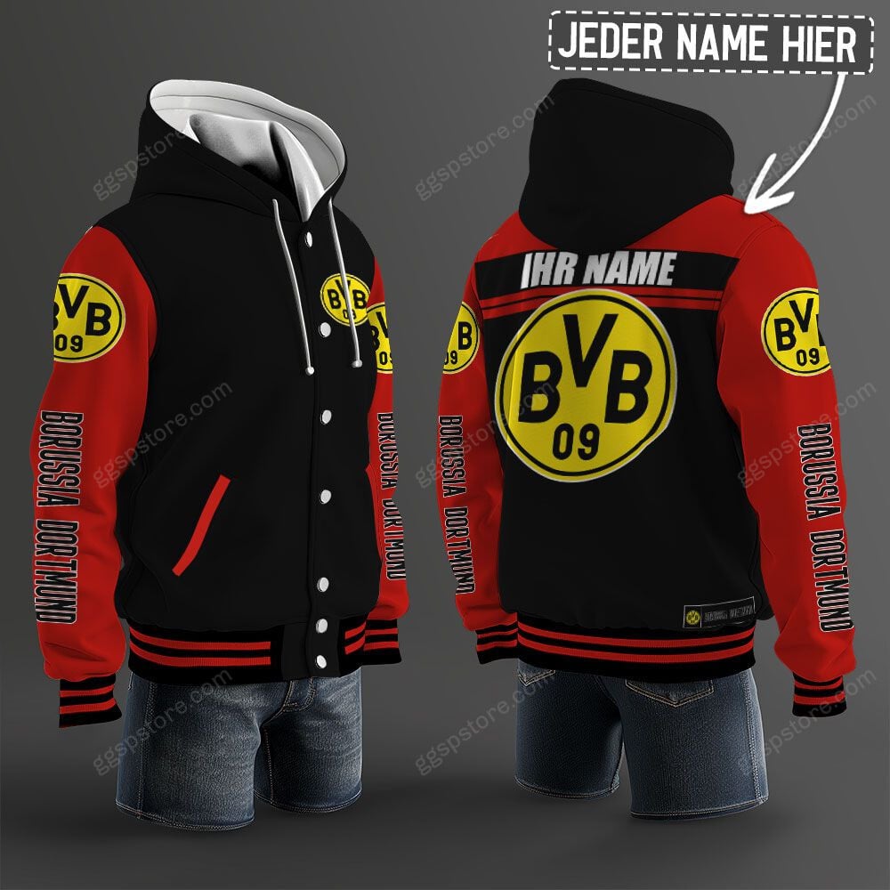 Borussia Dortmund Hoodie Jacke – Bild 7