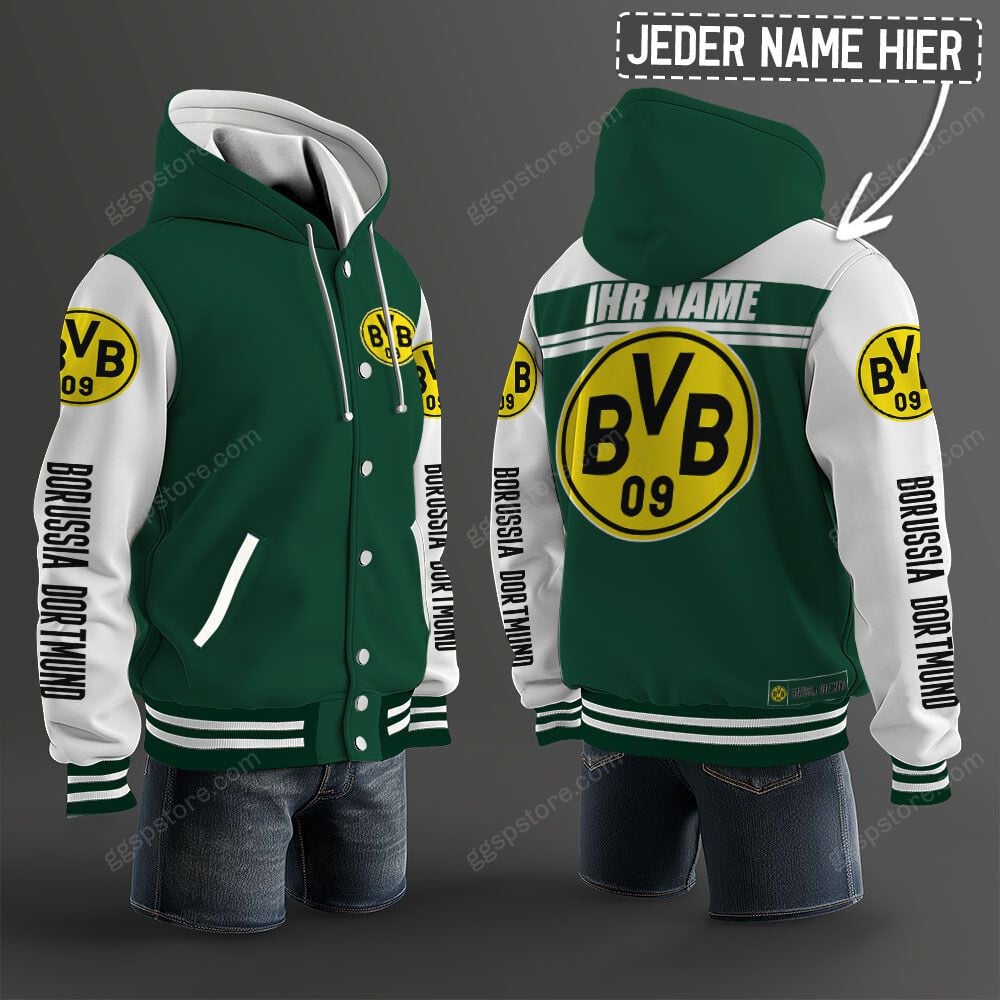 Borussia Dortmund Hoodie Jacke – Bild 10