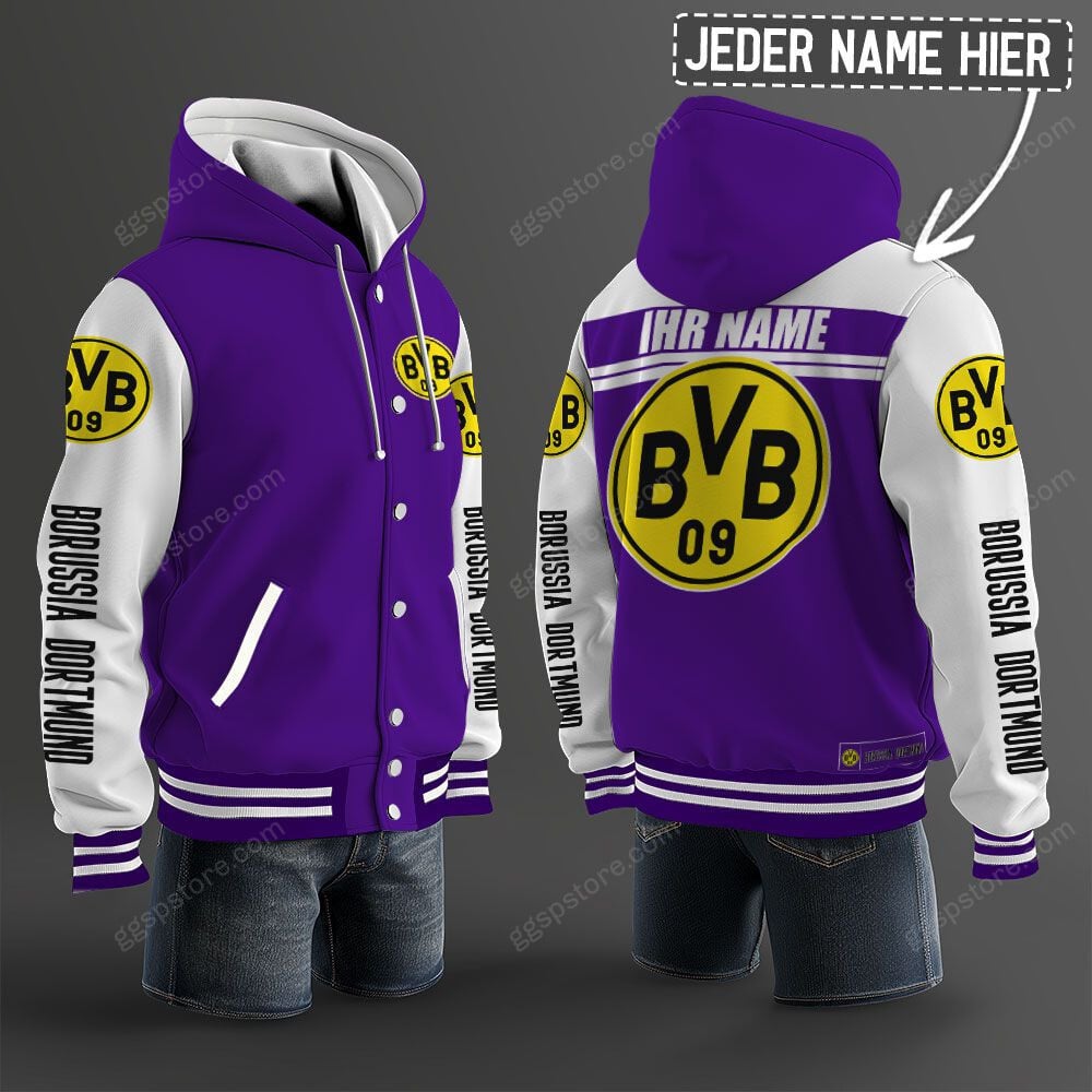 Borussia Dortmund Hoodie Jacke – Bild 11