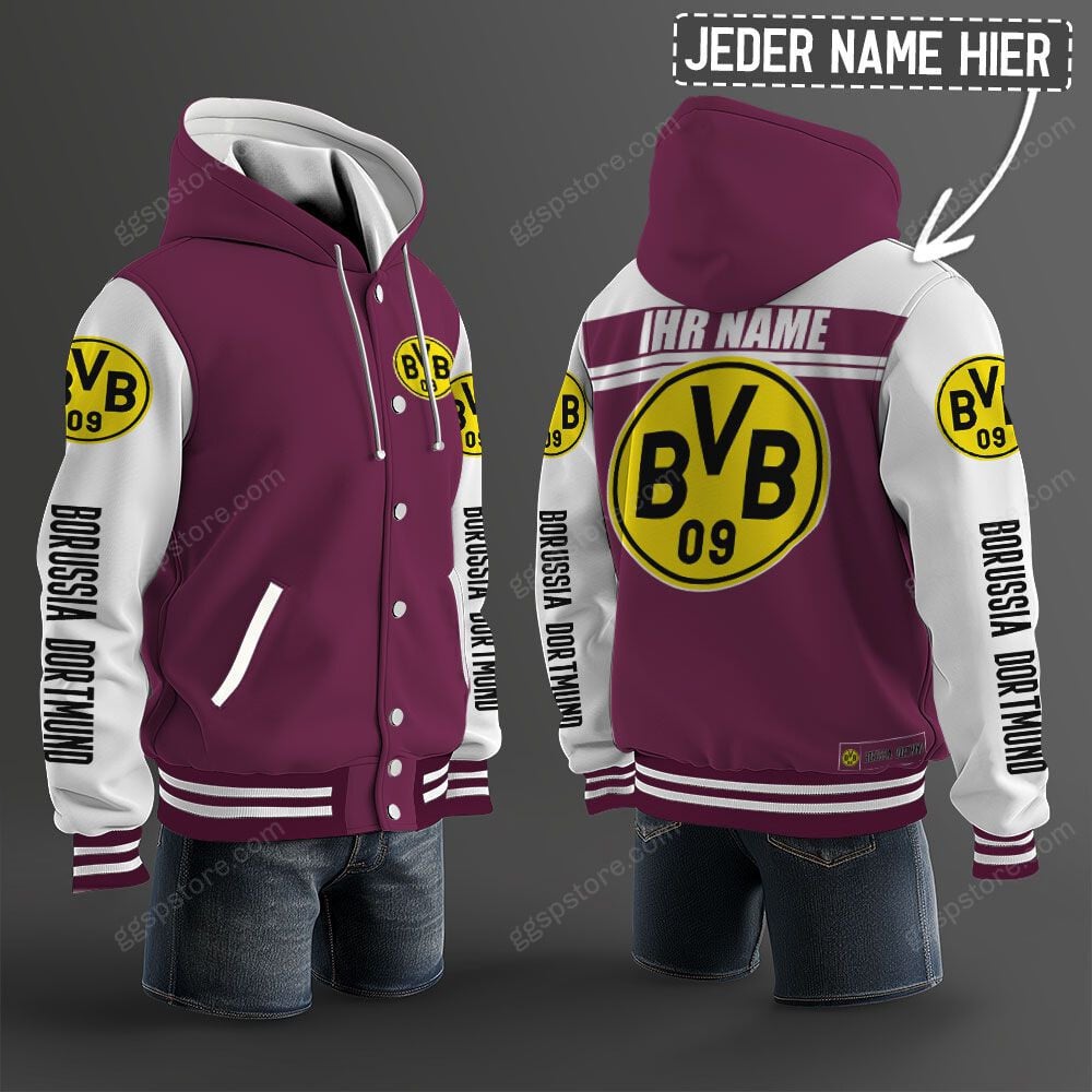 Borussia Dortmund Hoodie Jacke – Bild 14