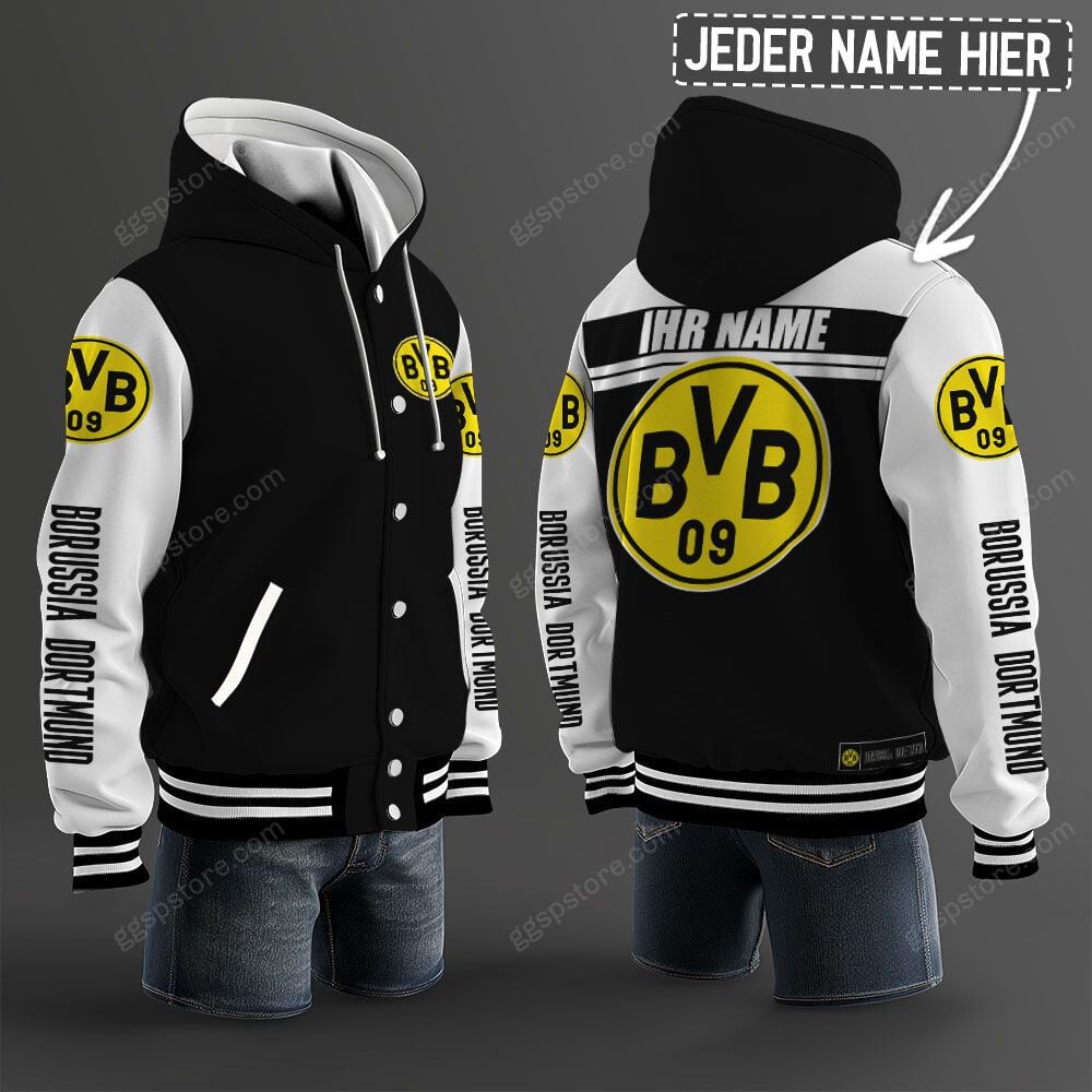 Borussia Dortmund Hoodie Jacke – Bild 15