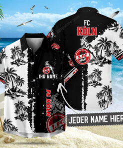 1. FC Köln Sommerhemd Hawaiihemd