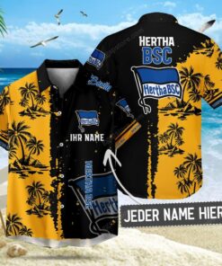 Hertha BSC 3 Sommerhemd Hawaiihemd