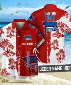 Hertha BSC 4 Sommerhemd Hawaiihemd