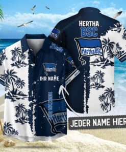 Hertha BSC Sommerhemd Hawaiihemd