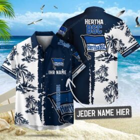 Hertha BSC Sommerhemd Hawaiihemd