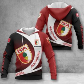 FC Augsburg Hoodie Herren | FCA Kapuzenpullover WINA11457