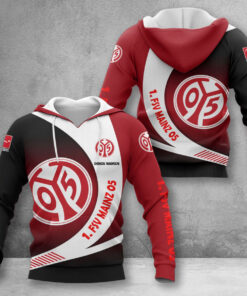 1. FSV Mainz 05 Hoodie Herren | Mainz 05 Kapuzenpullover WINA11452