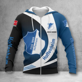 TSG Hoffenheim Hoodie Zip Herren | TSG Kapuzenjacke mit Reißverschluss WINA11463