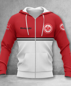 Eintracht Frankfurt Hoodie Zip Herren | SGE Kapuzenjacke mit Reißverschluss WINA11838