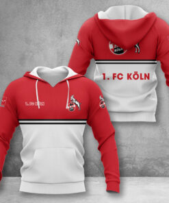 1. FC Köln Hoodie Herren | Effzeh Kapuzenpullover WINA11833