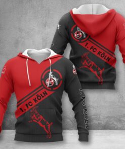 1. FC Köln Hoodie Herren | Effzeh Kapuzenpullover WINA2853