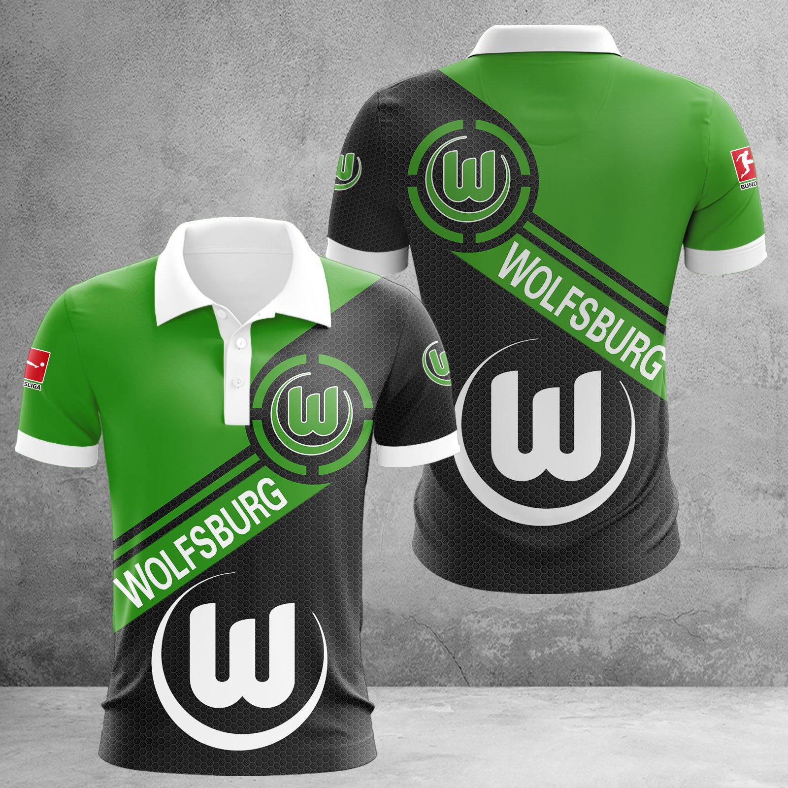 VfL Wolfsburg Poloshirt | WOB Polohemd WINA2869