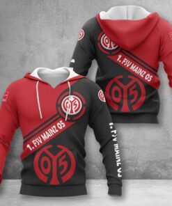 1. FSV Mainz 05 Hoodie Herren | Mainz 05 Kapuzenpullover WINA2854