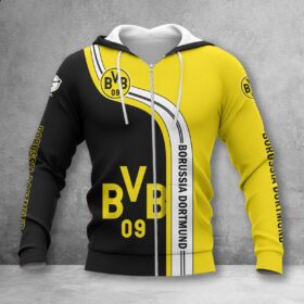Borussia Dortmund II Hoodie Zip Herren | BVB II Kapuzenjacke mit Reißverschluss WINA2835
