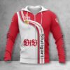 VfB Stuttgart Hoodie Zip Herren | VfB Kapuzenjacke mit Reißverschluss WINA2811