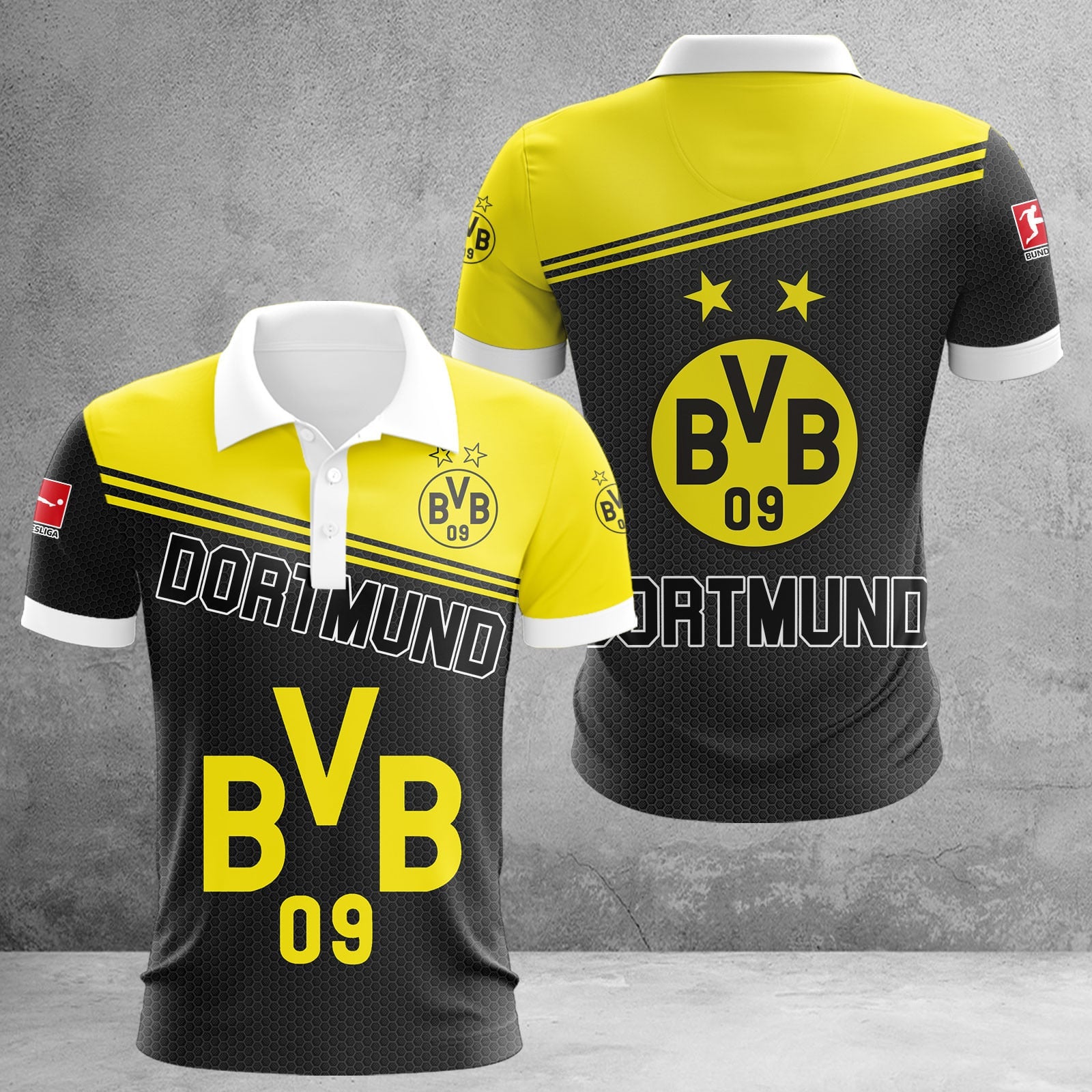 Borussia Dortmund Poloshirt | BVB Polohemd WINA2912