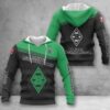 Borussia Mönchengladbach Hoodie Herren | BMG Kapuzenpullover WINA2913