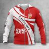 VfB Stuttgart Hoodie Zip Herren | VfB Kapuzenjacke mit Reißverschluss WINA2458