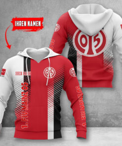 1. FSV Mainz 05 Hoodie Herren | Mainz 05 Kapuzenpullover WINA10719