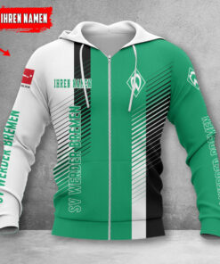 Werder Bremen Hoodie Zip Herren | SVW Kapuzenjacke mit Reißverschluss WINA10735