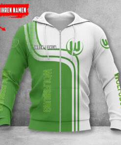 VfL Wolfsburg Hoodie Zip Herren | WOB Kapuzenjacke mit Reißverschluss WINA60134