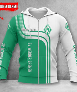 Werder Bremen Hoodie Zip Herren | SVW Kapuzenjacke mit Reißverschluss WINA60135