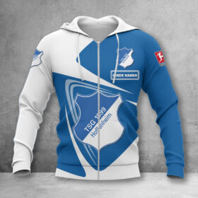 TSG Hoffenheim Hoodie Zip Herren | TSG Kapuzenjacke mit Reißverschluss WINA17716