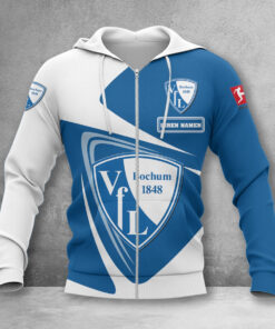 VfL Bochum Hoodie Zip Herren | VfL Kapuzenjacke mit Reißverschluss WINA17719